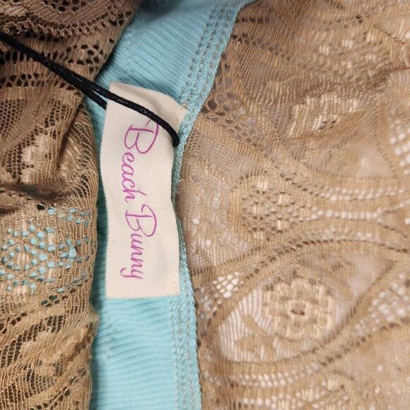 Beach Bunny Set Flare Pants Tank Lace Womens Large Beach Wear Swim Cover - Picture 7 of 8